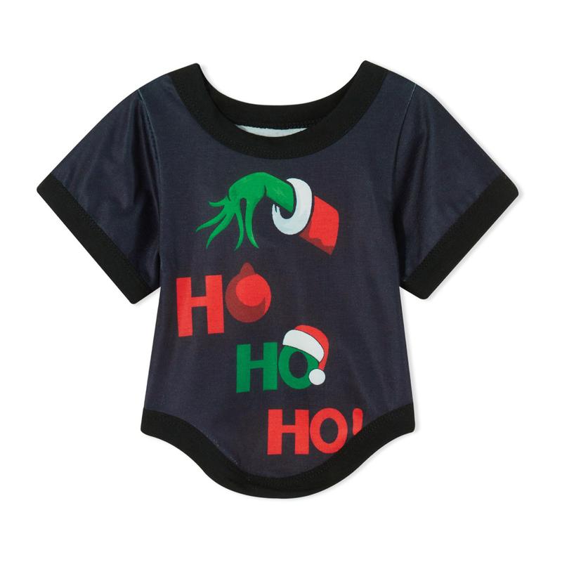 Matching Christmas Pajamas For Family Cartoon Print Raglan Long Sleeve Tops and Plaid Pants Loungewear Soft Sleepwear