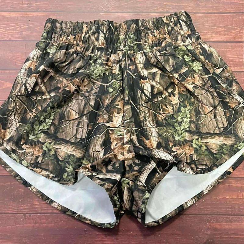 Old School Camo Shorts women