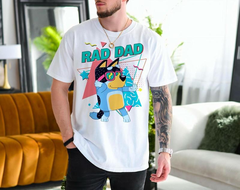 Bluey Bandit Rad Family Shirt, Bluey Dad and Mom Shirt, Bluey Bingo Family Sweatshirt, Bluey Rad Dad Rad Mom Shirt, Bluey Bingo Mom Dad Sweatshirt, Dad adn Mom Shirt