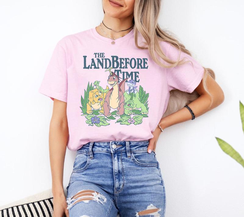 The Land Before Time Pastel Dinosaur Friends Shirt, Land Before Time Party Shirt, Land Before Time Decor Shirt, Dinosaur Party Shirt