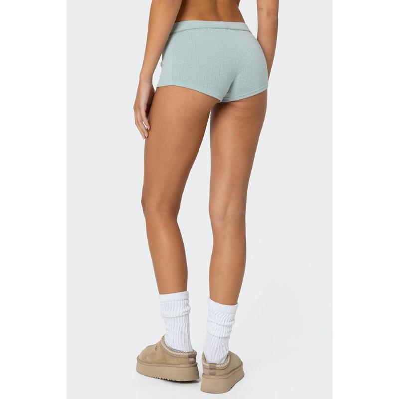 Maelle Pointelle Micro Shorts