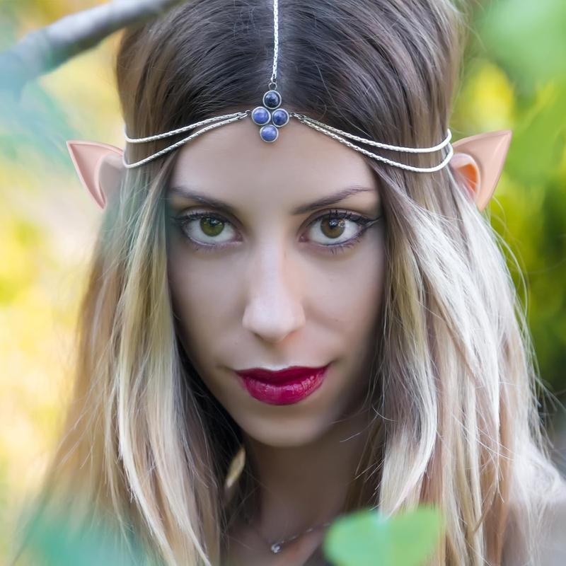 Elf Ears Medium and Long Style for Captivating Elf Ears Cosplay and Fair Ears Transformations, Unleash Your Inner Magical Being, Ideal for Halloween, Christmas, Cosplay Events, Enchanting Masquerades