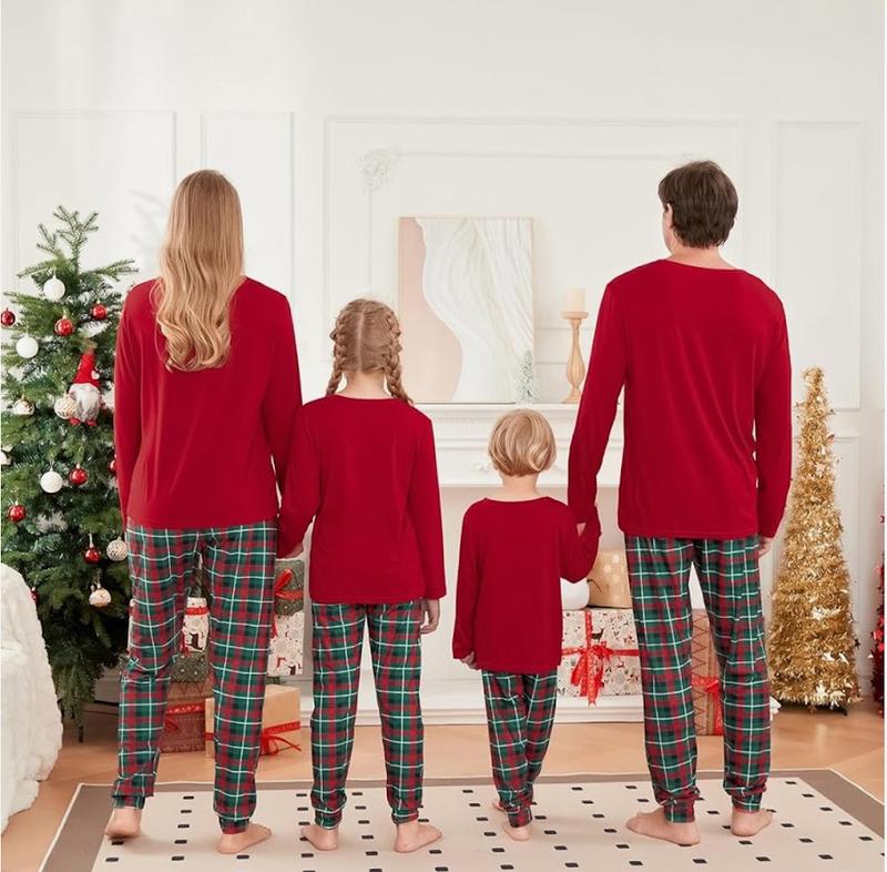 2024 Christmas Matching Family Pajamas Set - Breathable Cotton Sleepwear Pajamas Christmas Wife