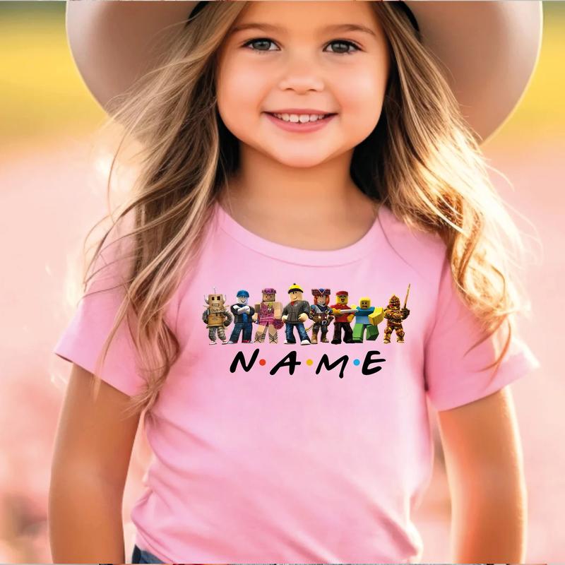 Custom Roblox Friends Shirt | Roblox | Birthday Theme Roblox Party | Gaming Characters Roblox Shirt | Game Birthday Family Shirt