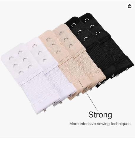 6 Pcs Women's Bra Extenders - 2 Hooks 3 Hooks Bra Extension - Womenswear, Accessories Underwear Lady Underwear Lady