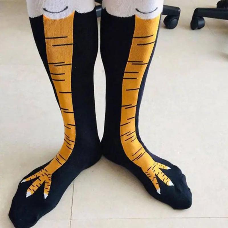 Funny Chicken Leg Socks (Knee High)