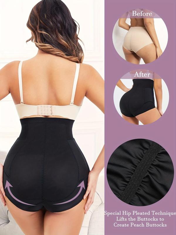 Women's High Waist Zip Front Shapewear Panty, Adjustable Hook & Eye Tummy Control Butt Lift Shapewear Bodysuit Bottoms for Fall, Fall Wear 2024, High Stretch Seamless Shaper, Black Girl Wear