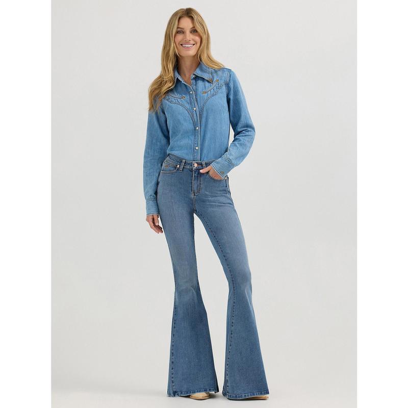 Wrangler X Lainey Wilson Daydreamin Bell Bottom Jeans