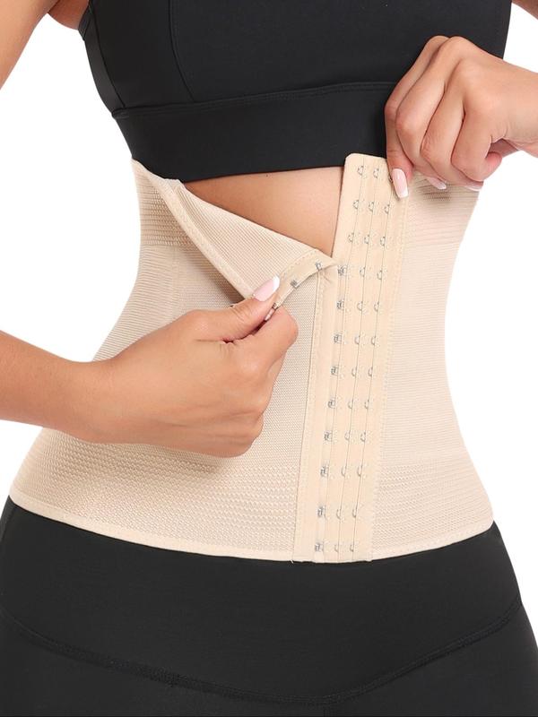 Adjustable Waist Trainer with Hook & Eye Design, Tummy Control Body Shapewear, High Stretch Waist Cincher, Ladies Tummy Control Shaper, Shapewear for Women, Fall Wear 2024, Waist Trainer Women, Fallfreshness, Birthday Wear Black Girl  Matt Waist Trainers