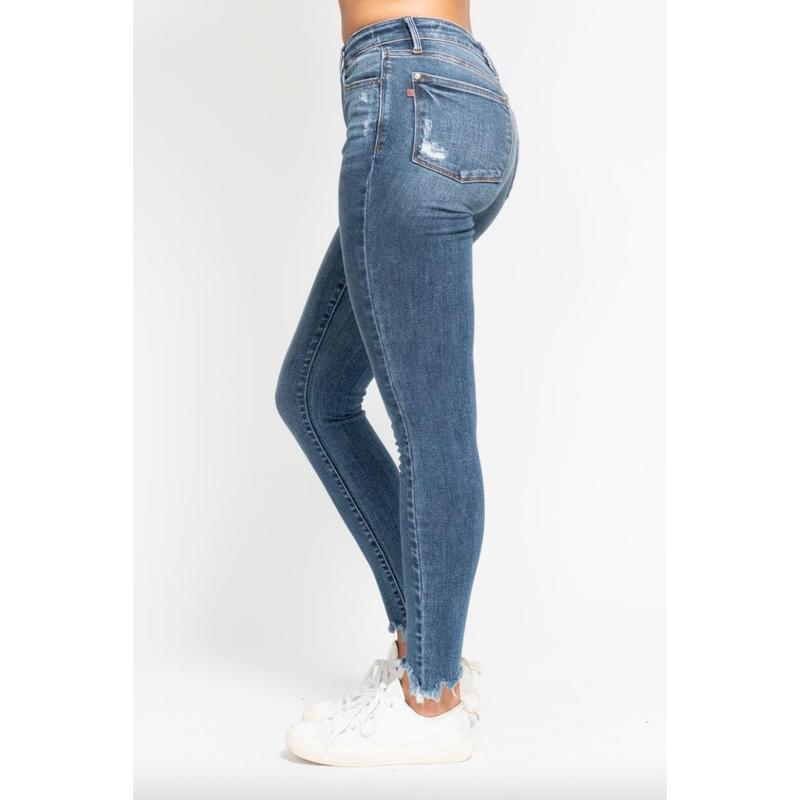 Judy Blue Shark Bite Skinny Jeans