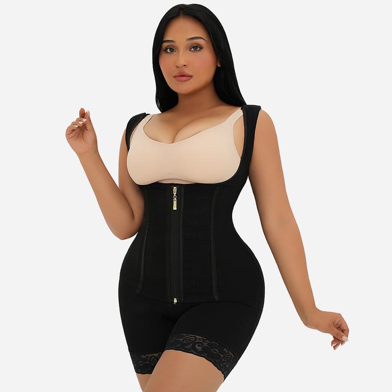 GQF Two-way Tummy Control Fajas Colombianas Shapewear Body Shaper Girdles Post Surgery Compression Garment-1132 [comfort shaping sculpting confidence-boosting belly-control bodysuit and shapewear Womenswear Underwear ] Lady Sexy