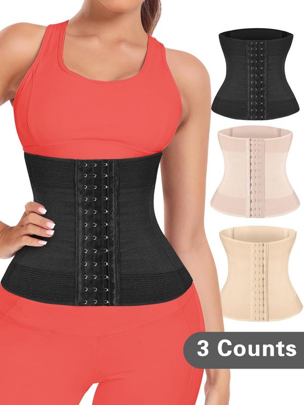 Adjustable Waist Trainer with Hook & Eye Design, Tummy Control Body Shapewear, High Stretch Waist Cincher, Ladies Tummy Control Shaper, Shapewear for Women, Fall Wear 2024, Waist Trainer Women, Fallfreshness, Birthday Wear Black Girl  Matt Waist Trainers