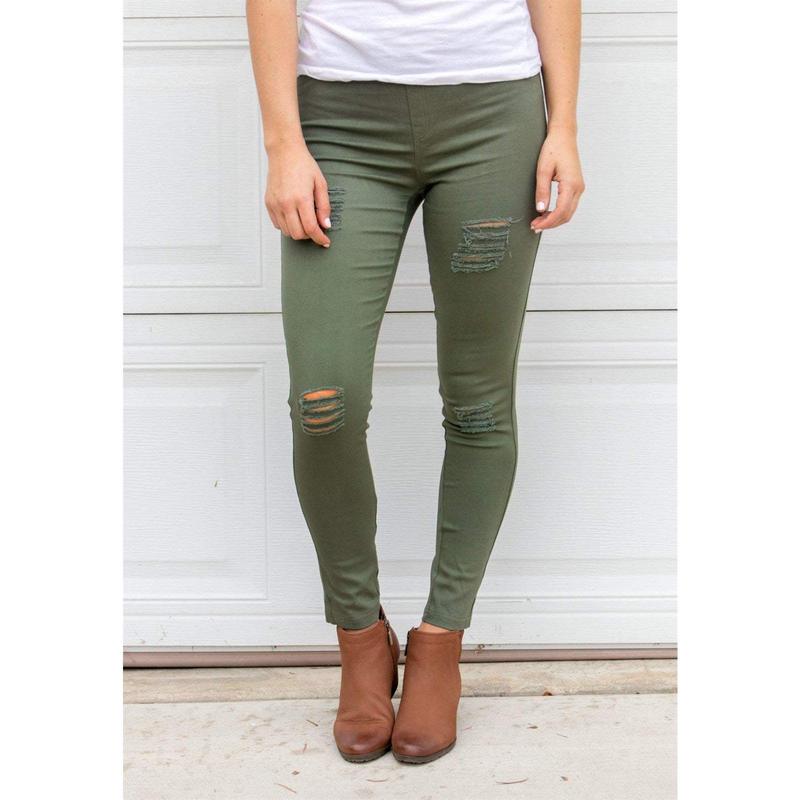 Distressed Jeggings