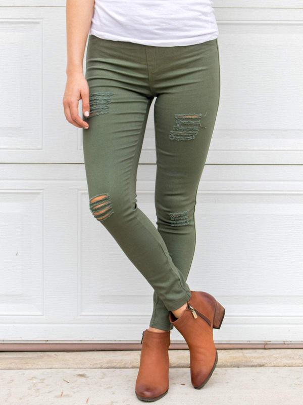 Distressed Jeggings