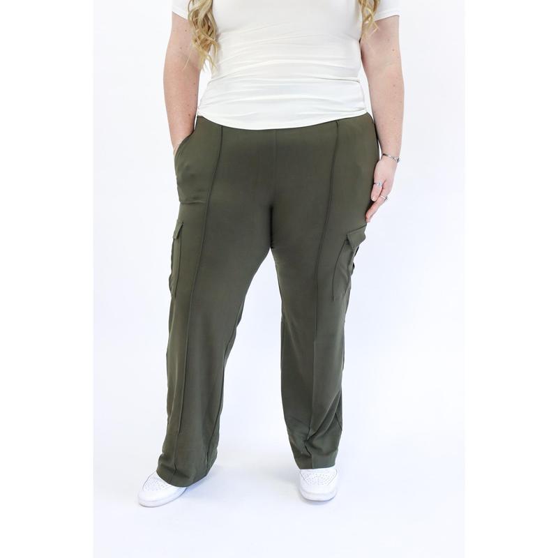 Butter Soft Straight Leg Cargo Pants