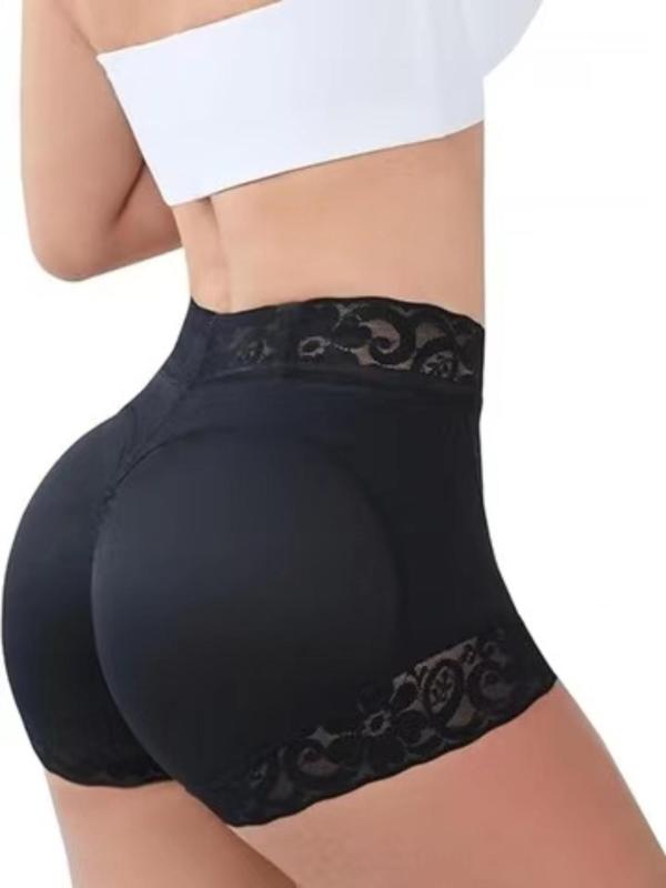 Women's Plain Contrast Lace High Waist Shapewear Shorts, Girdle Highwaist Tummy Control Butt Lifting Shaper,  Leggings for Women, Ladies Shapewear Bottoms for All Seasons