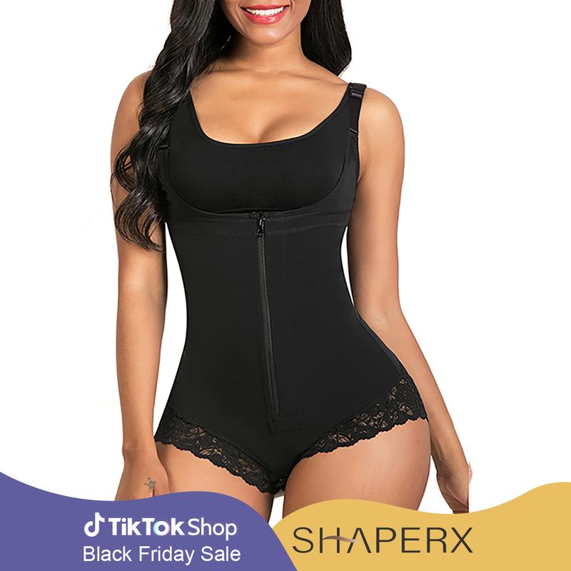 SHAPERX Shapewear for Women Fajas Colombianas Tummy Control Bodysuit Womenswear Underwear Lady