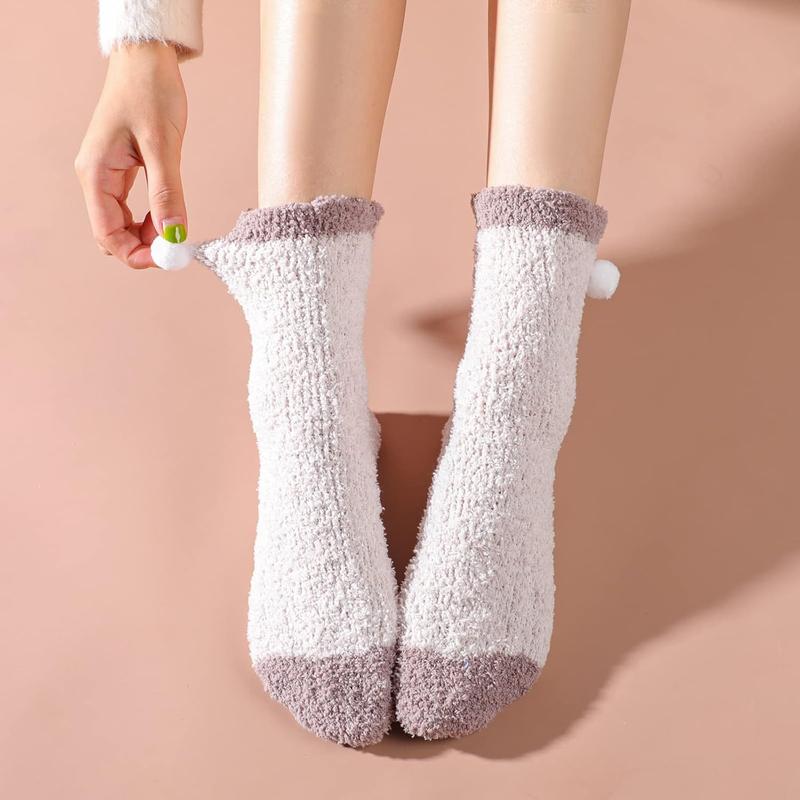 Fuzzy Socks for Women - Fuzzy Socks 6 Pairs Fluffy Socks Cozy Socks Warm Socks Winter Socks for Women