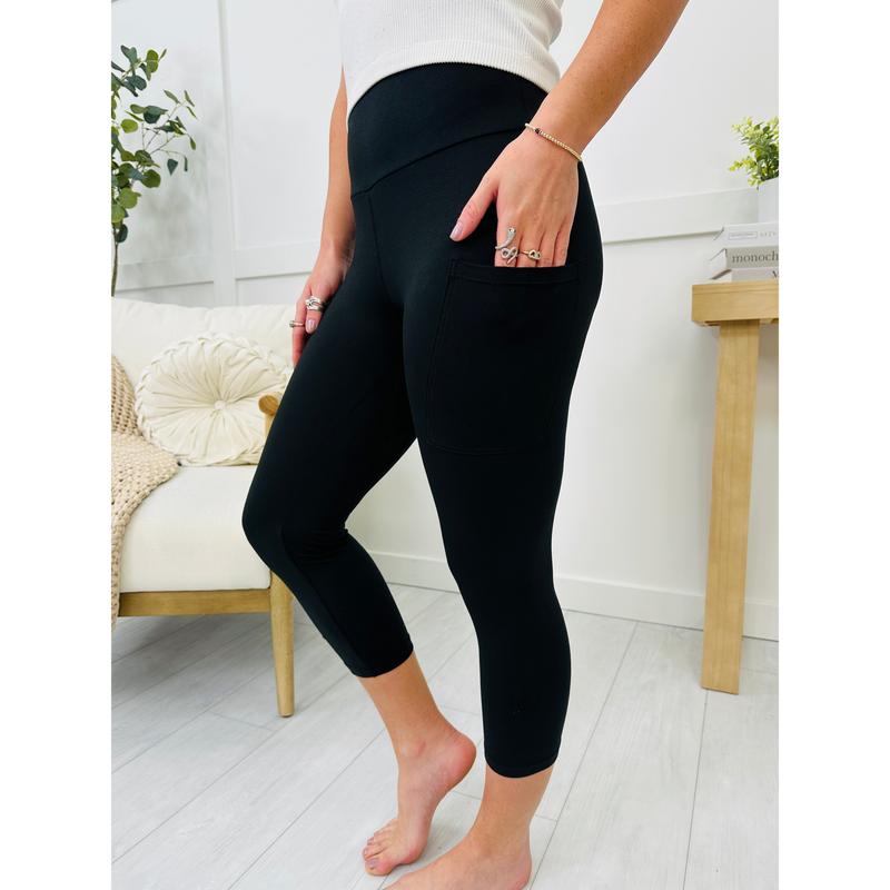 REG CURVY Best Selling Tummy Control Custom MOCO Design Capri Leggings