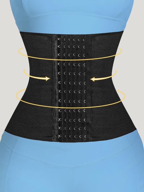 Women's Plain Adjustable Waist Trainer, Tummy Control Shaper, High Stretch Waist Cincher, Tummy Hiding Clothes, Ladies Shapewear for All Seasons, Matt Waist Trainers Sexy