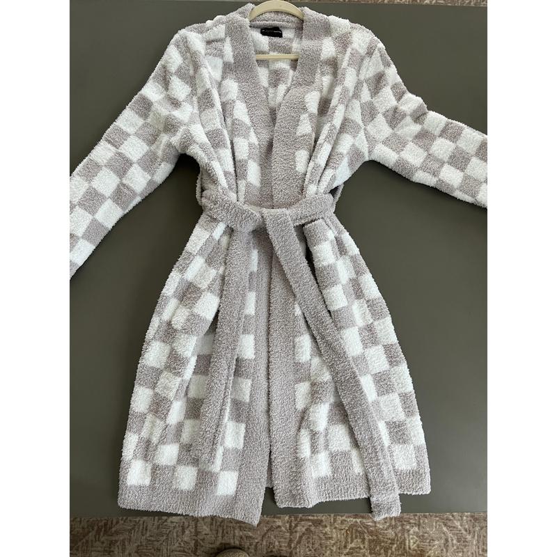 Checkered Buttery Robe