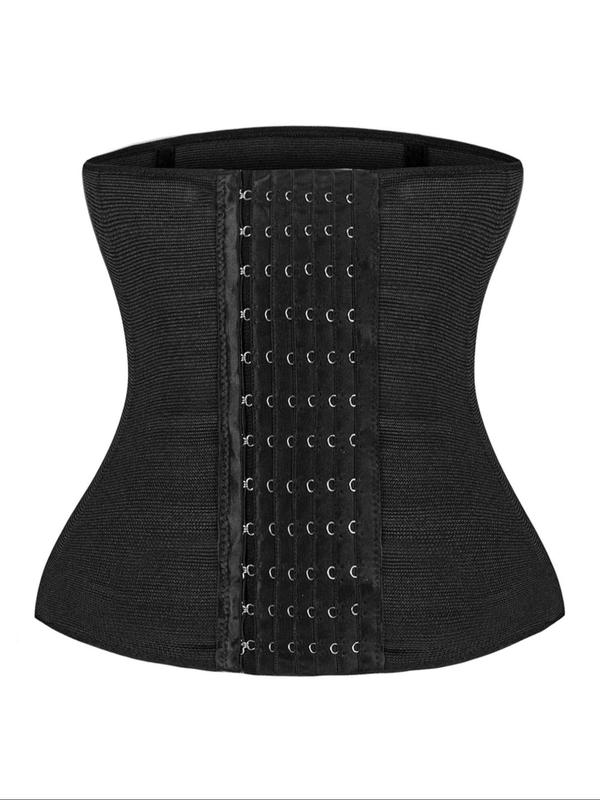 Women's Plain Adjustable Waist Trainer, Tummy Control Shaper, High Stretch Waist Cincher, Tummy Hiding Clothes, Ladies Shapewear for All Seasons, Matt Waist Trainers Sexy