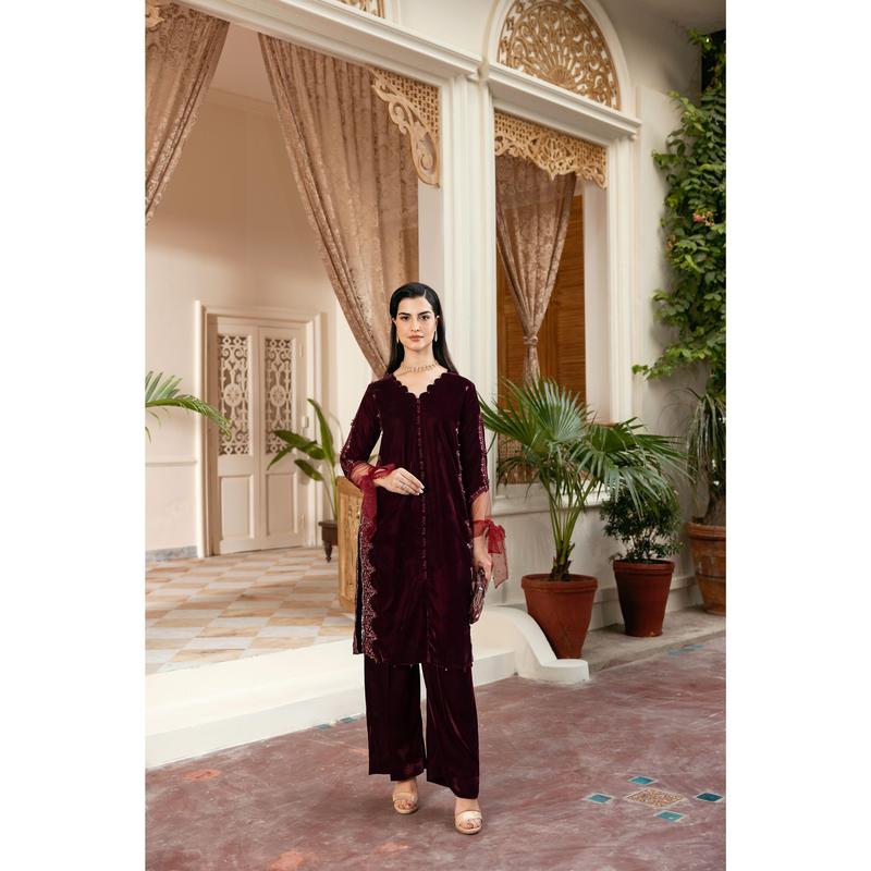 AIN Luxury Velvet Collection ALV5 Women Dress Pakistani Designer