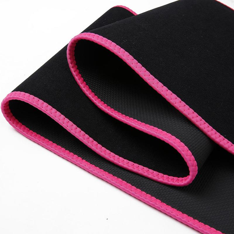 Unisex's Contrast Binding Velcro Design Waist Trainer, Sporty Waist Support Belt for Men & Women, Sports Waist Belt for Home Gym Workout