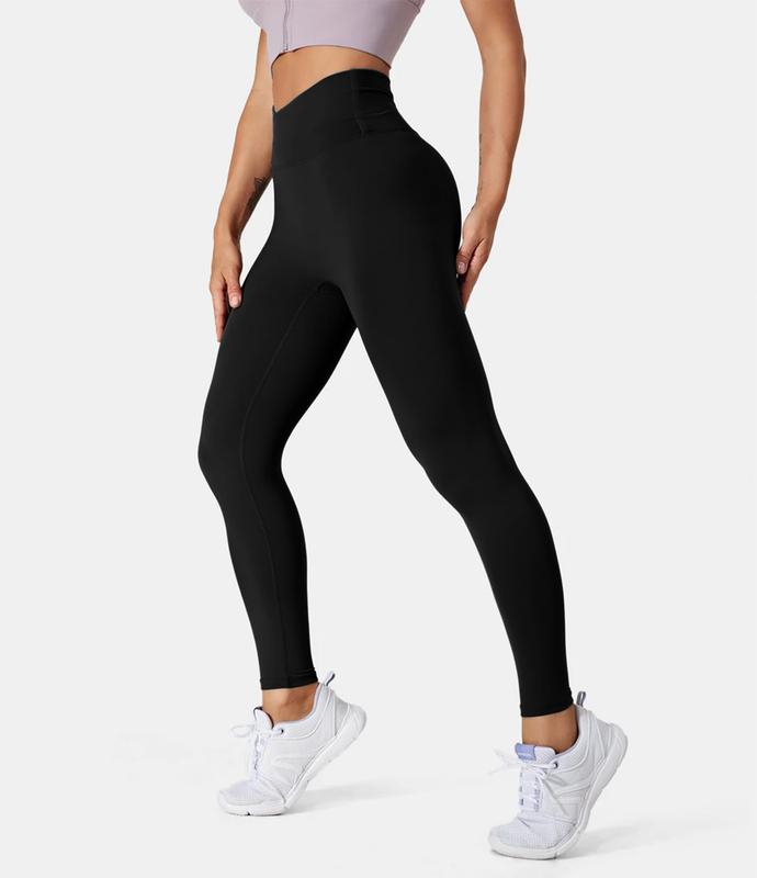 Halara Softlyzero️ Crossover Color Block Leggings