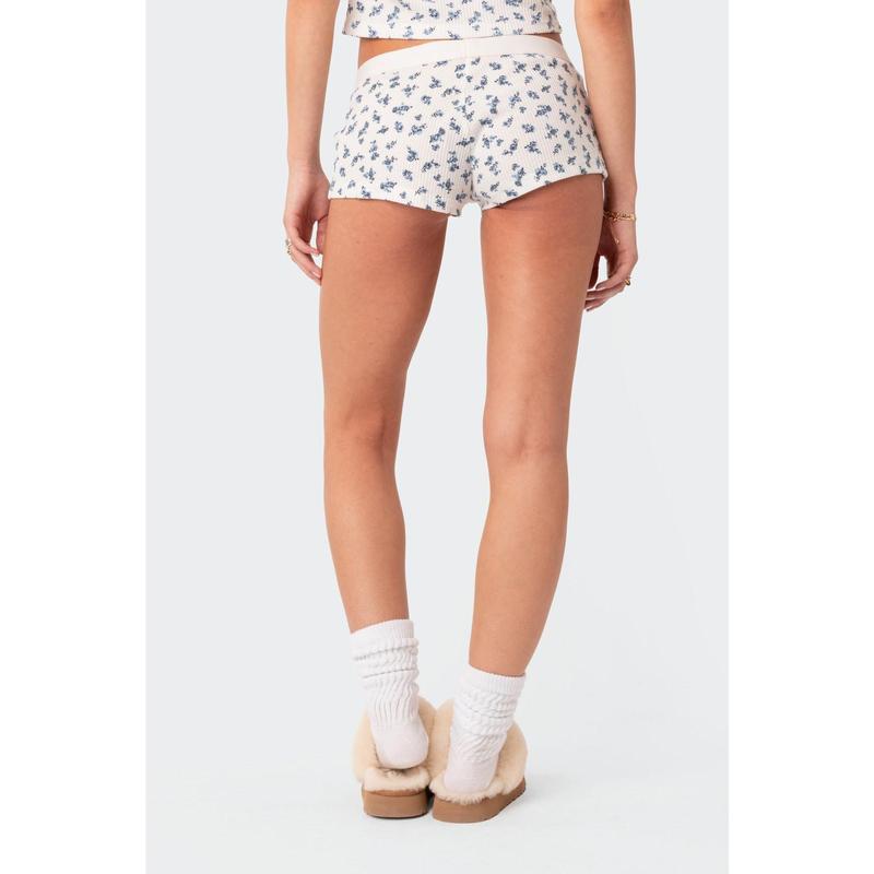 Pamper Waffle Micro Shorts