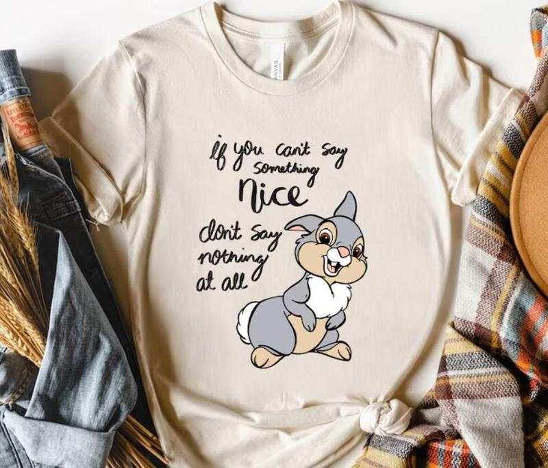 Bambi Characters Shirt, Cute Thumper Shirt , Rabbit Shirt | WDW Matching Family Shirt, Vacation Shirt, Trip Shirt, Magic Kingdom shirt, Sweatshirt, Hoodie