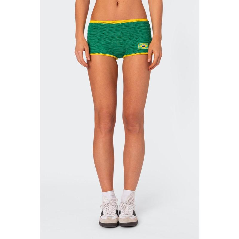 Brasil Crochet Shorts