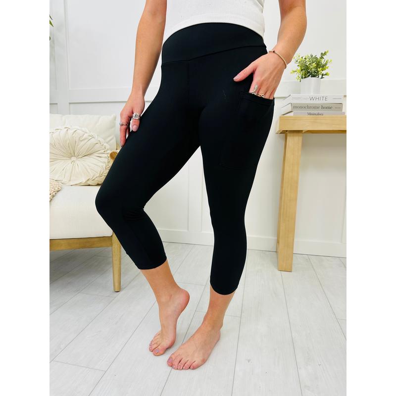 REG CURVY Best Selling Tummy Control Custom MOCO Design Capri Leggings