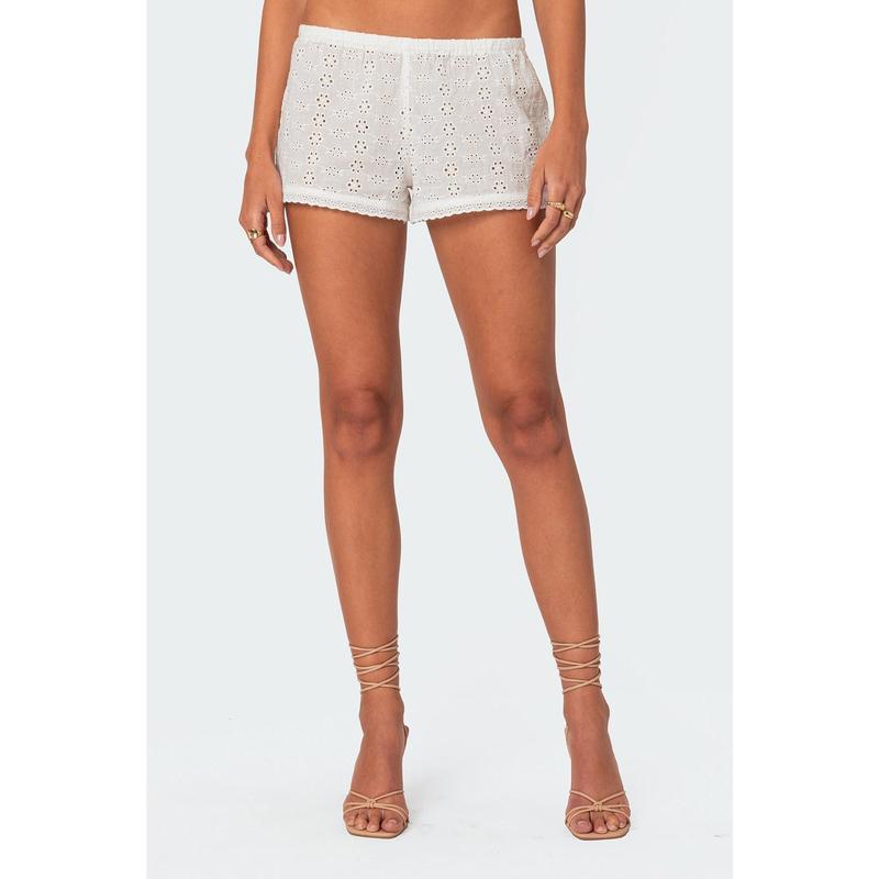 Jael Eyelet Shorts