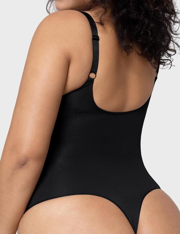 PUMIEY New Shapewear Bodysuit Amino Acid Fabric Tummy Control U-Neck Womenswear Underwear stretched suck me in Must-have