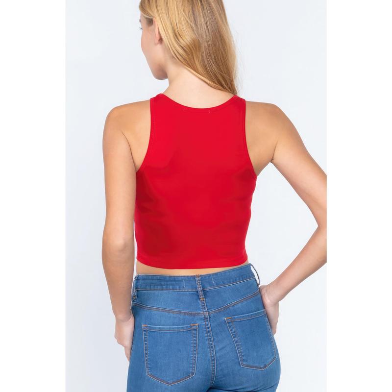 Halter Neck Crop Top