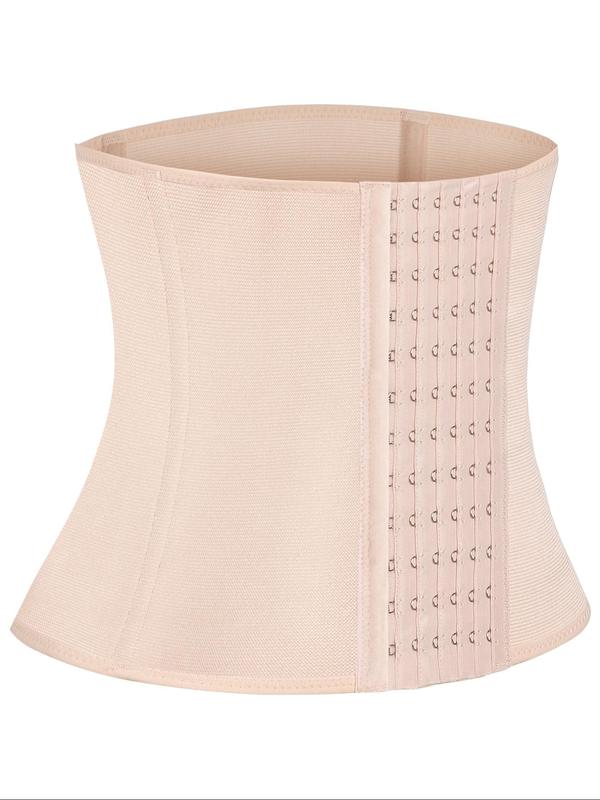 Women's Plain Adjustable Waist Trainer, Tummy Control Shaper, High Stretch Waist Cincher, Tummy Hiding Clothes, Ladies Shapewear for All Seasons, Matt Waist Trainers Sexy