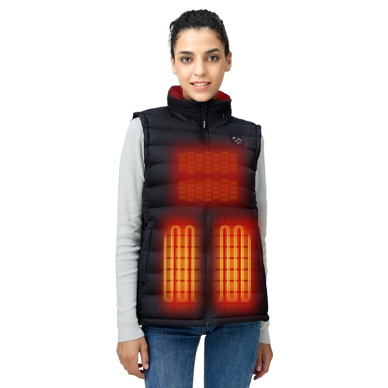 iHood Women's Heated Vest with 7.4V 14400mAh Battery Pack Womenswear Tops