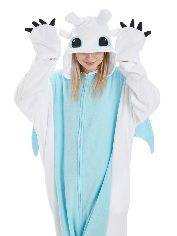 Cute Dragon Toothless Animal Onesie Pajamas Sleepwear Dragon Halloween Party Costumes Fabric Womenswear lady loungewear halloween animal lady homewear woman pajamas matching  christmas Women's Christmas Cartoon PJ Set  Halloween Pajama Jumpsuit