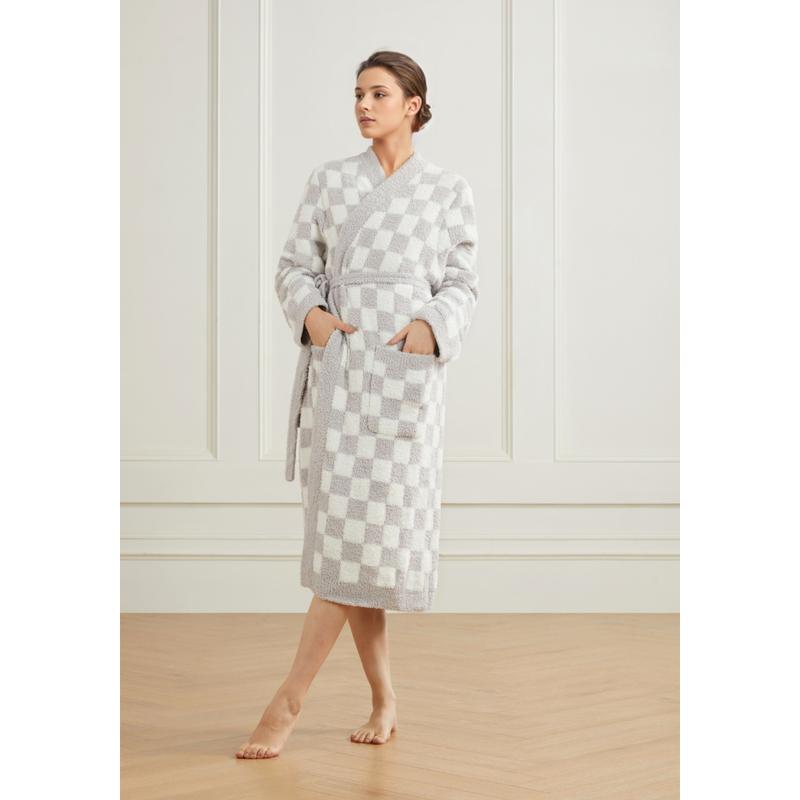 Checkered Buttery Robe