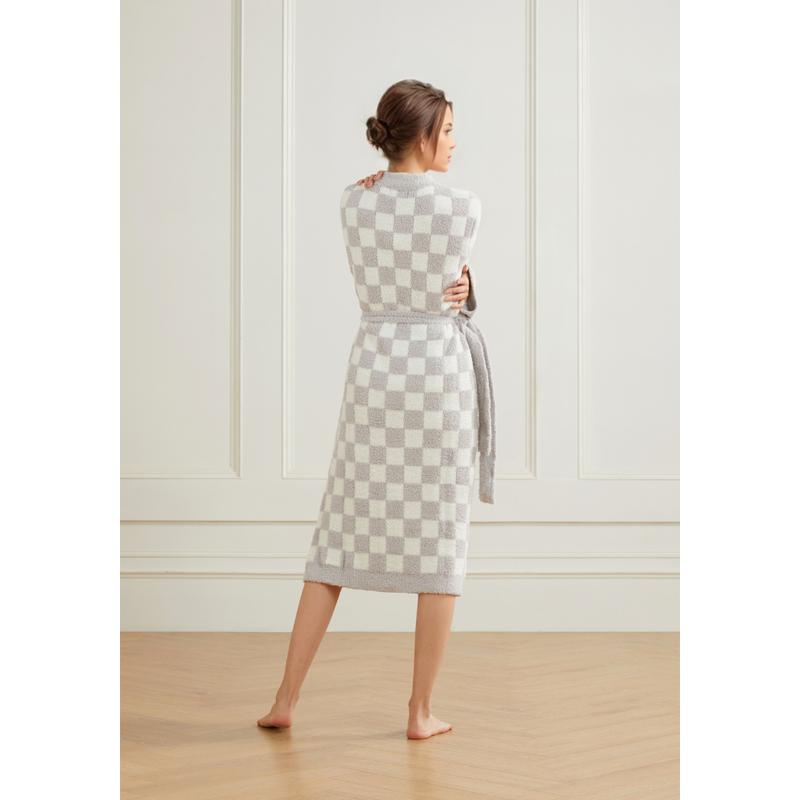 Checkered Buttery Robe