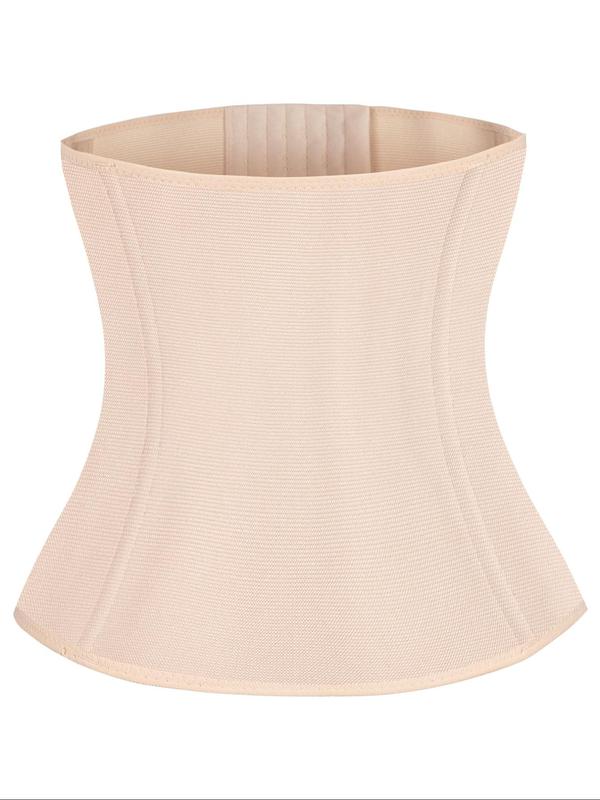 Women's Plain Adjustable Waist Trainer, Tummy Control Shaper, High Stretch Waist Cincher, Tummy Hiding Clothes, Ladies Shapewear for All Seasons, Matt Waist Trainers Sexy