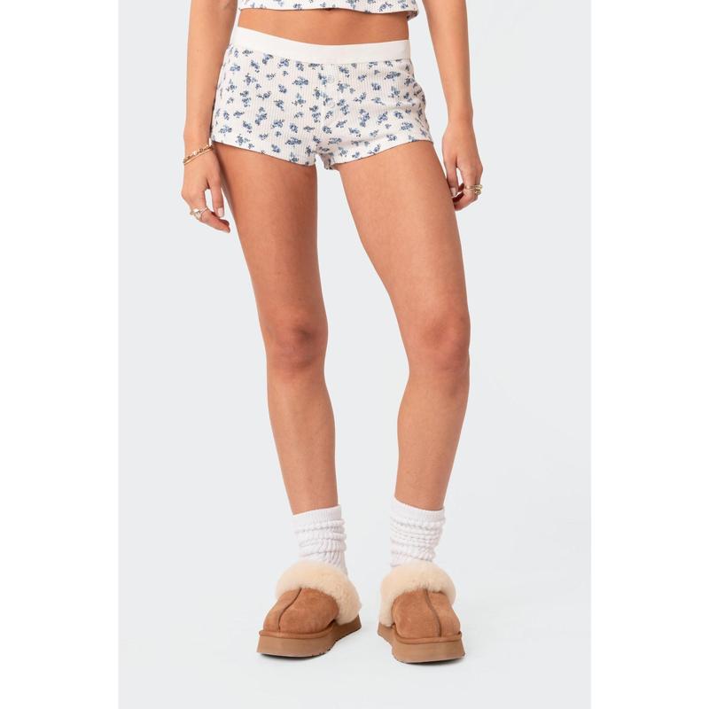 Pamper Waffle Micro Shorts