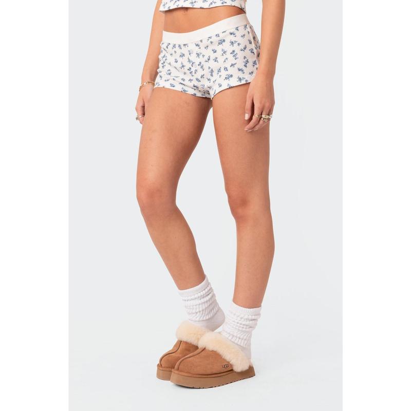 Pamper Waffle Micro Shorts