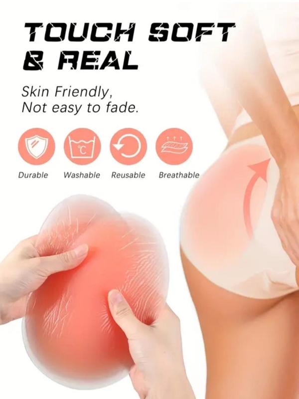 Women's Silicone Butt Pads, Push Up Fake Buttock Butt Lifter Enhancer Shaper Panties, Women's Underwear Accessories for Daily Wear