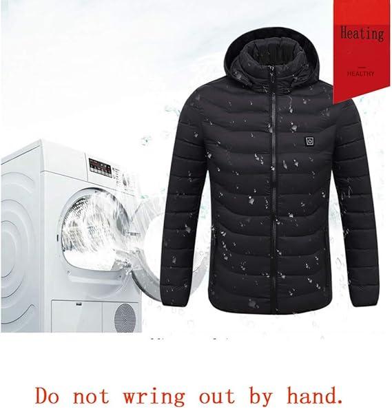 Women's Smart Heated Jacket with 9-Zone Control Heating and Detachable Cap battery pack puffer jacket