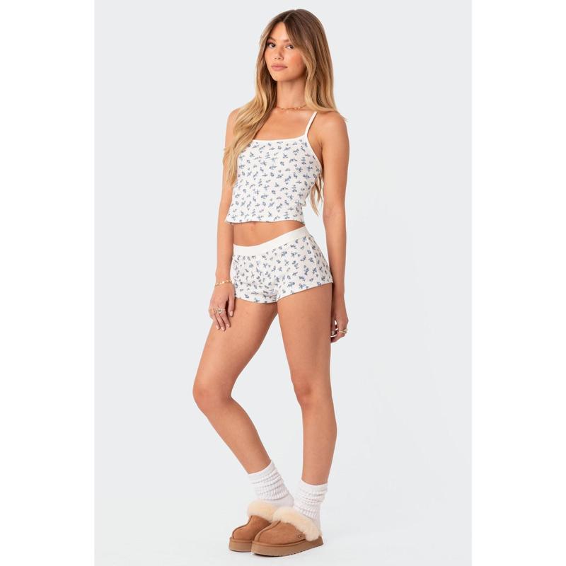 Pamper Waffle Micro Shorts