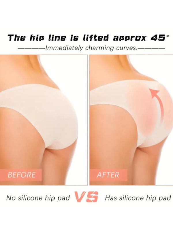 Women's Silicone Butt Pads, Push Up Fake Buttock Butt Lifter Enhancer Shaper Panties, Women's Underwear Accessories for Daily Wear