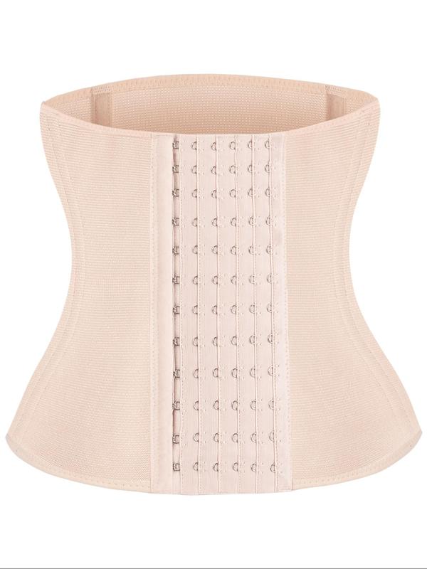 Women's Plain Adjustable Waist Trainer, Tummy Control Shaper, High Stretch Waist Cincher, Tummy Hiding Clothes, Ladies Shapewear for All Seasons, Matt Waist Trainers Sexy