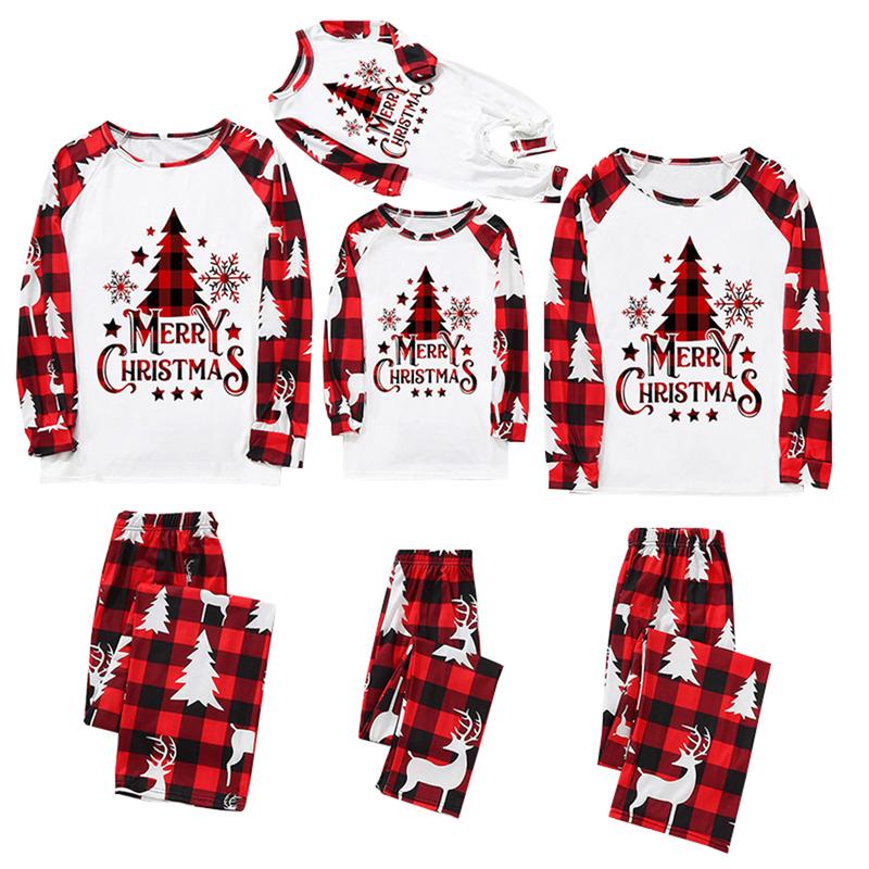 Family Christmas Pajamas Matching Pajamas for Family, Xmas PJs Sets Holiday Sleepwear